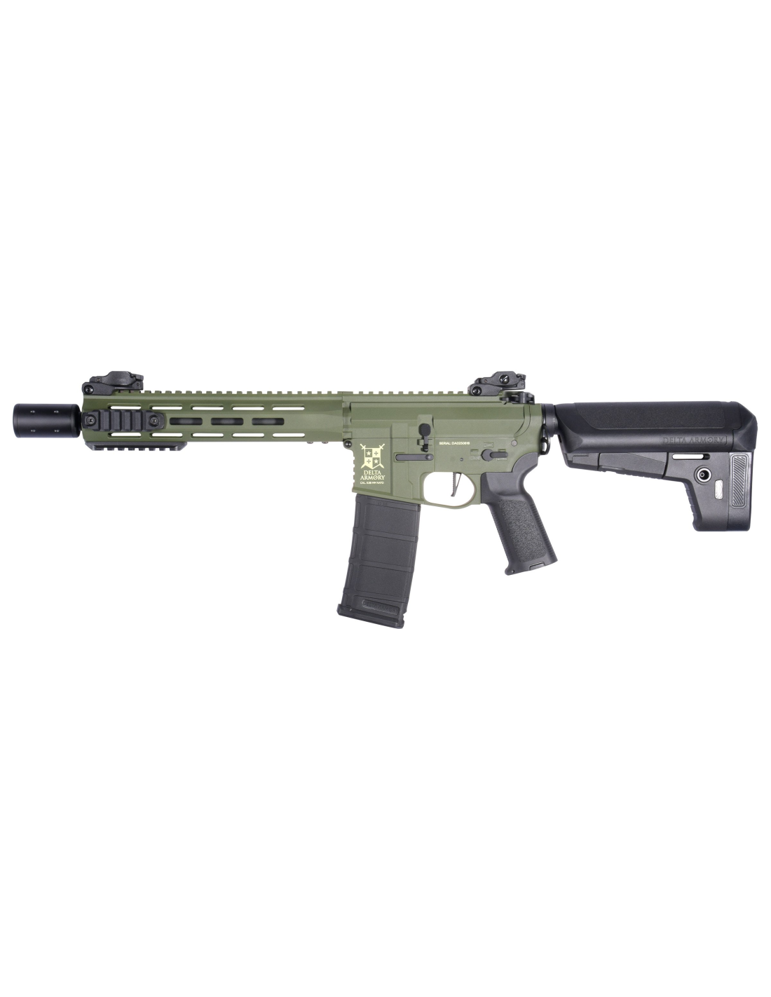 Delta Armory AR15 SilentOps Charlie 10″ Olive
