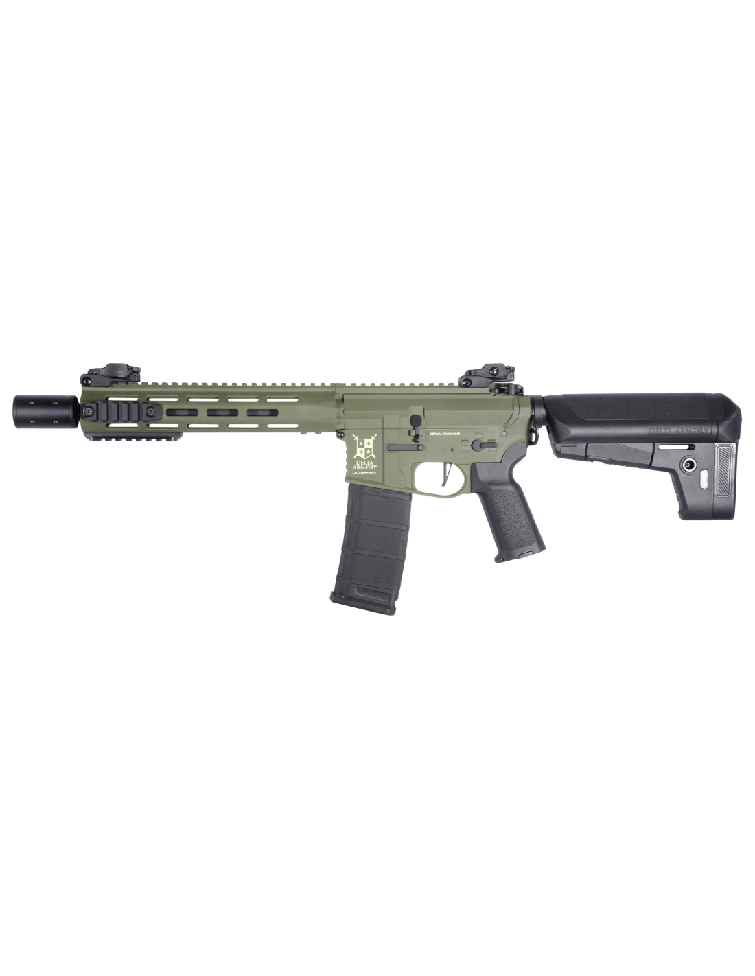 Delta Armory AR15 SilentOps Charlie 10″ Olive