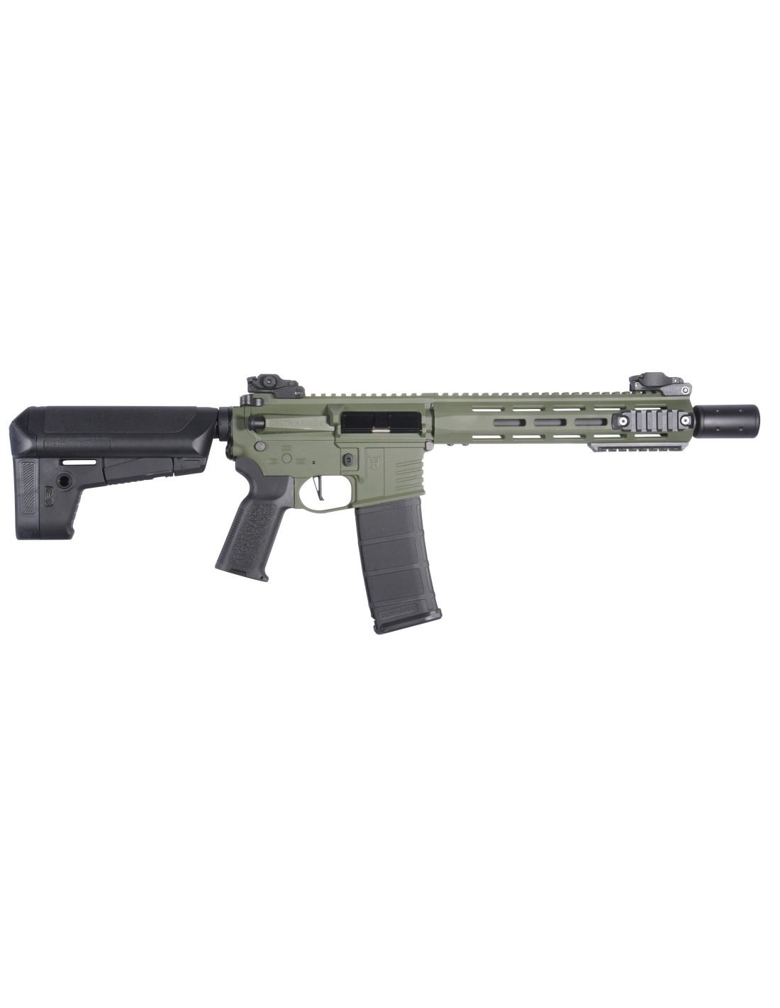 Delta Armory AR15 SilentOps Charlie 10″ Olive