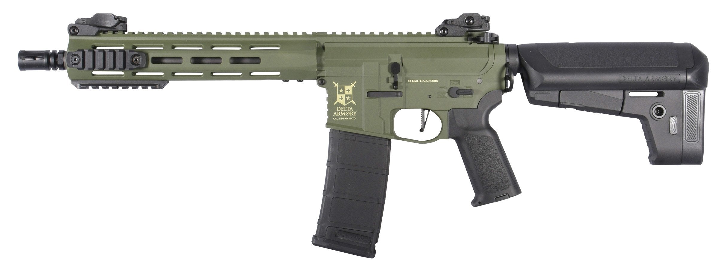 Delta Armory AR15 Charlie 10″ Olive