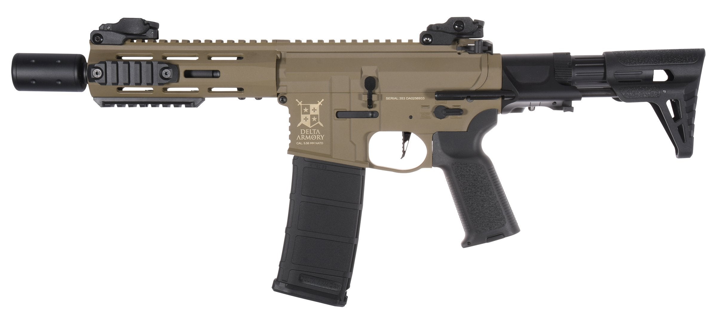 Delta Armory airsoft gun M4 AR15 M-LOK SilentOps 6,5