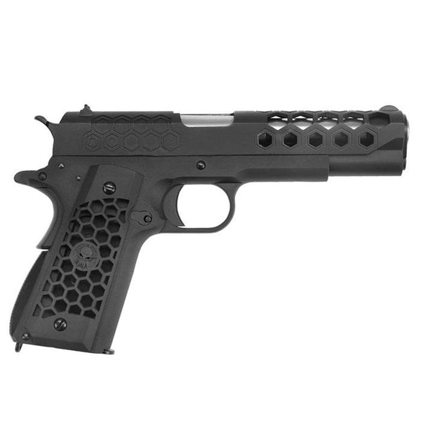 Pistola Airsoft M1911 Hex Cut Full Metal GBB | WE-Tech