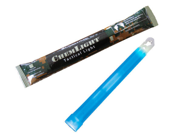 Cyalume Chemlight blue confezione sigillata, military grade chemical light stick