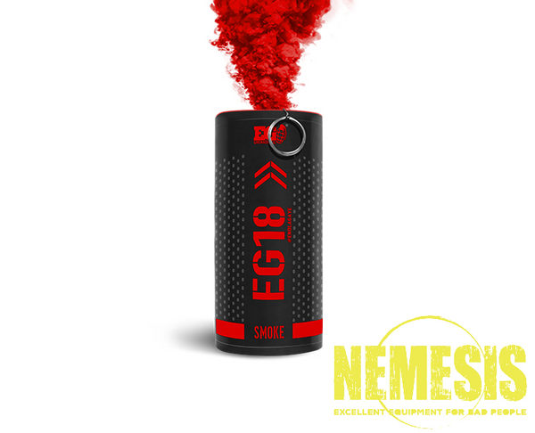 EG18 SMOKE GRENADE - ROSSA