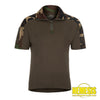 Combat Shirt Short Sleeve (Vari Colori) Woodland / S Abbigliamento Personale