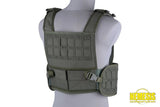 Light Laser-Cut Tactical Vest - Ranger Green