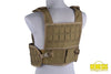 Light Laser-Cut Tactical Vest - Tan