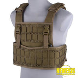 Light Laser-Cut Tactical Vest - Tan