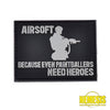 Pvc Patch Airsoft Heroes Patch
