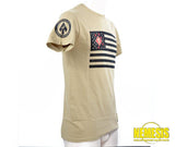 T-Shirt Marsoc Usa Flag Socom Tan Abbigliamento Personale