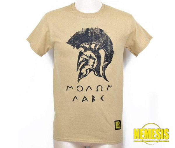 T-Shirt Molon Labe Sabbia S Abbigliamento Personale